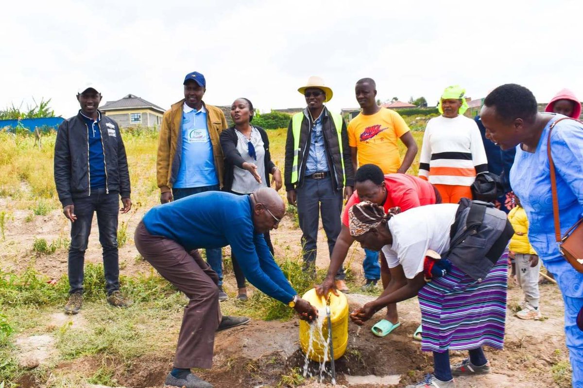 More than 2,500 residents of Kikopey and Kiamaji in Gilgil Ward, Nakuru County can now enjoy clean, safe drinking water following the completion of a water supply project under the #FLLoCA program. The project, which extended a 3-kilometre pipeline to Kikopey Dispensary and