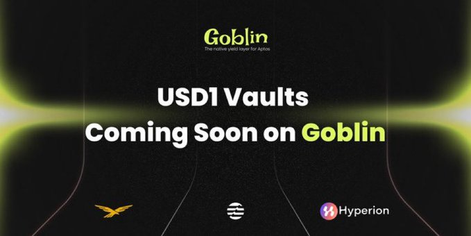 Most savings platforms feel like paying for access to just one gym.
You swipe your card, and that’s the only place you can train.

Goblin’s upcoming USD1 Vaults on Aptos completely change that experience.

One deposit unlocks multiple benefits at once:👇👇

🔹 <a href="/the_goblin_fi/">Goblin Finance</a>