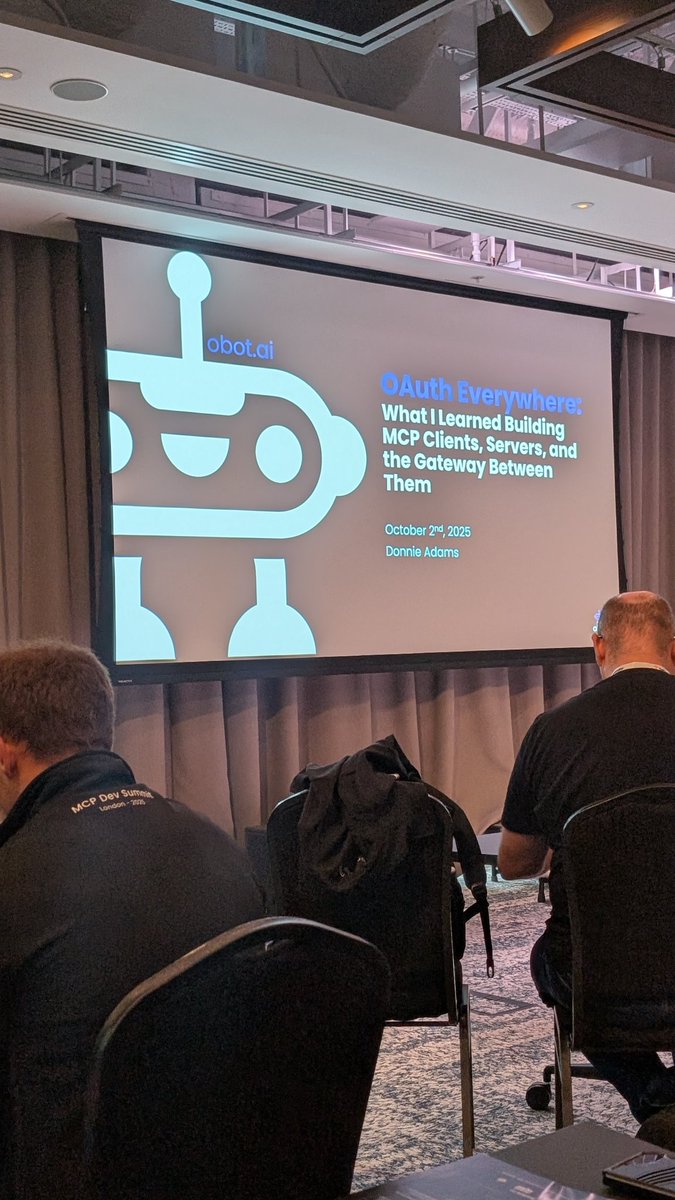 codercatdev's tweet image. Great talk from @thedadams about OAuth and MCP. I would love to pick your brain more on DCR removal! Would you be interested in joining me for an episode of @CodingCatDev ?