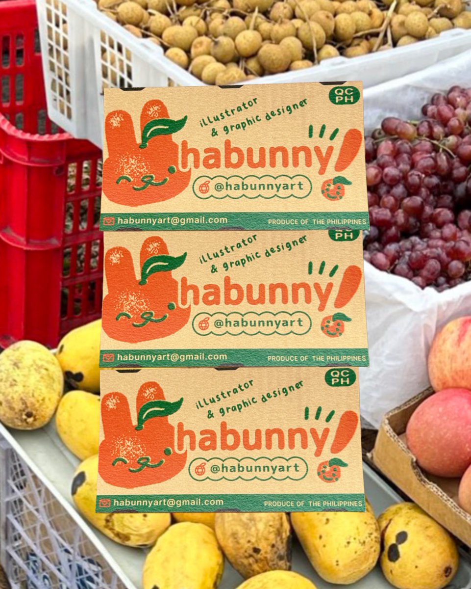 new calling card ! ! !  ^o^ 🍊