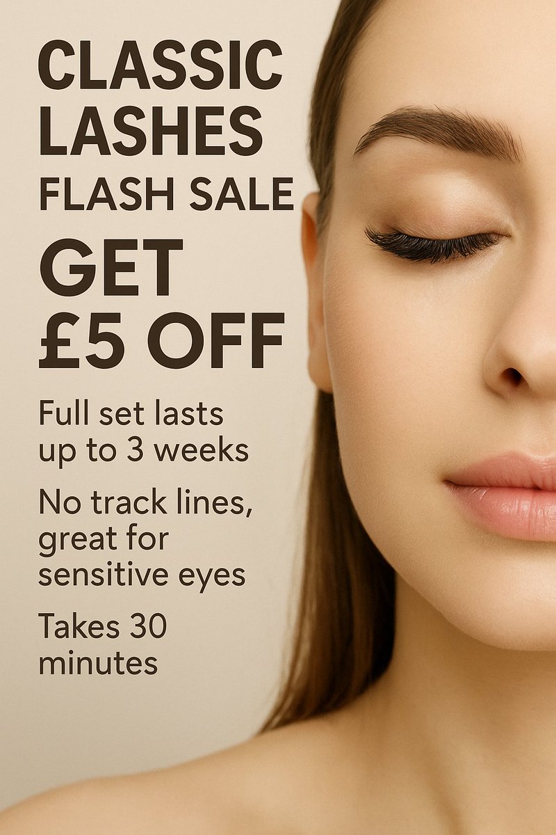 shoppersdisclub's tweet image. Flash #Sales on #eyelashextensions . Book now and redeem our £5 discount 
#PromoCode FLASHLASH5 

BOOK HERE fresha.com/book-now/need-…