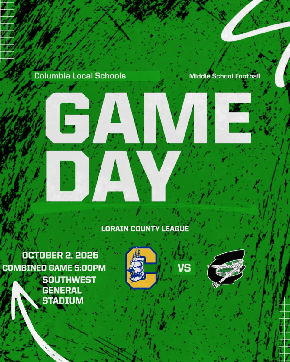 ColumbiaAth's tweet photo. The Columbia Middle School Football Team is back in action tonight at home vs. Clearview. Tix Link: https://t.co/wTCWg6jdHY https://t.co/WHhC4llqZD