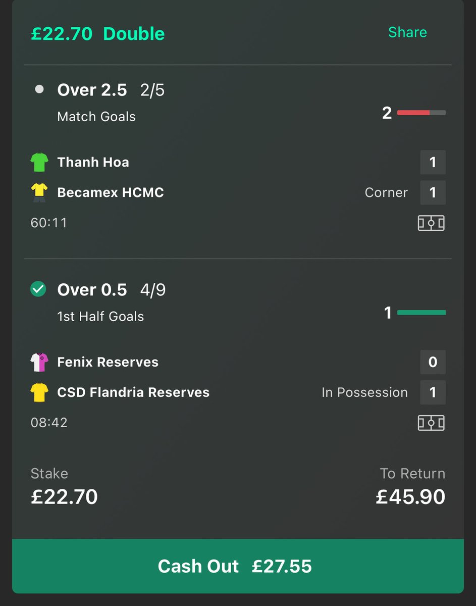 One in ✅

#Football #bet #bets #inplay #money #tips #followers #smm #bet365 #ChampionsLeaugue #LiverpoolFC