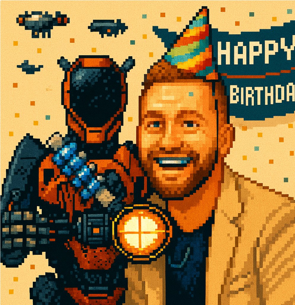 Happy Birthday to <a href="/ghost_ppx/">MR YELLOW 🟡</a> not only the founder of <a href="/PlanetX/">Planet-X</a> but someone I regard as a good friend! 

When I first met James, I didnt just see a founder, I saw a passionate gamer that understood gaming! It was an instant click. When I got to know him more, I realised we had a