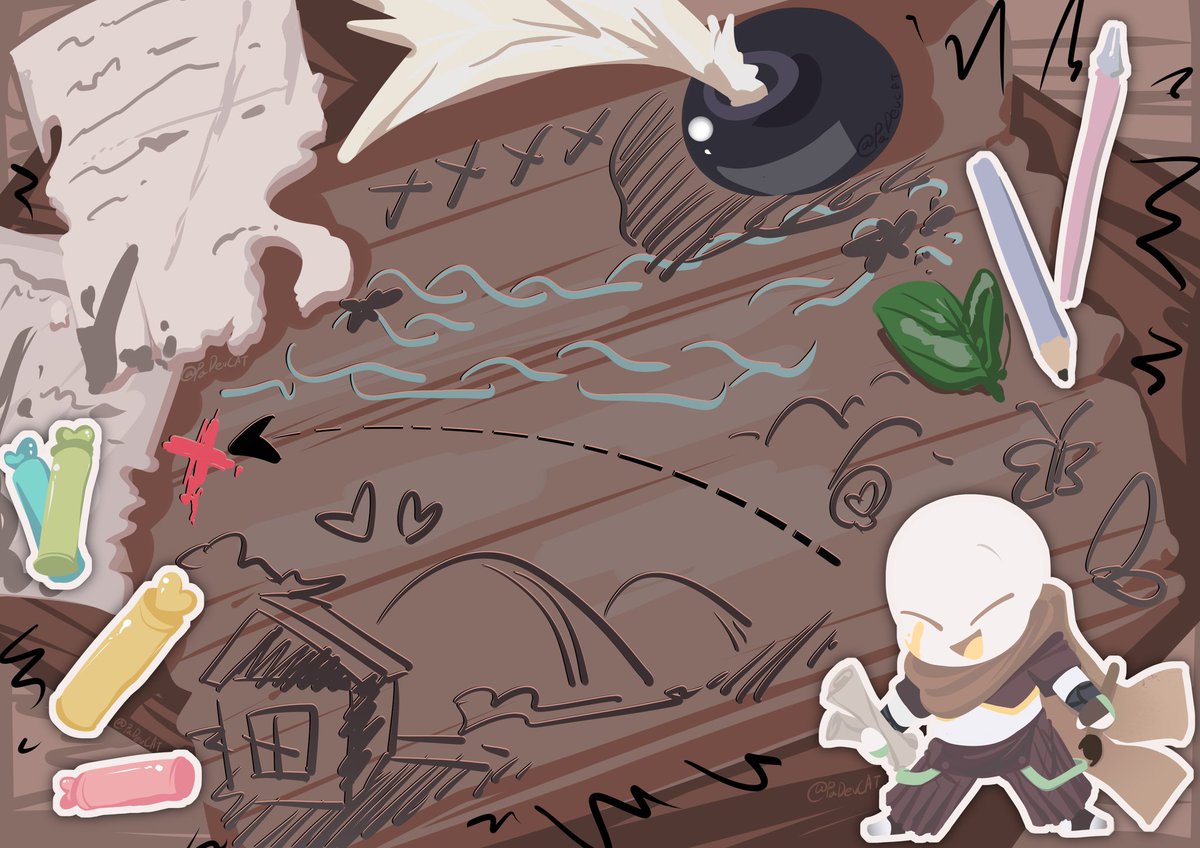 Day 2 Uncharted #inktobertale2025