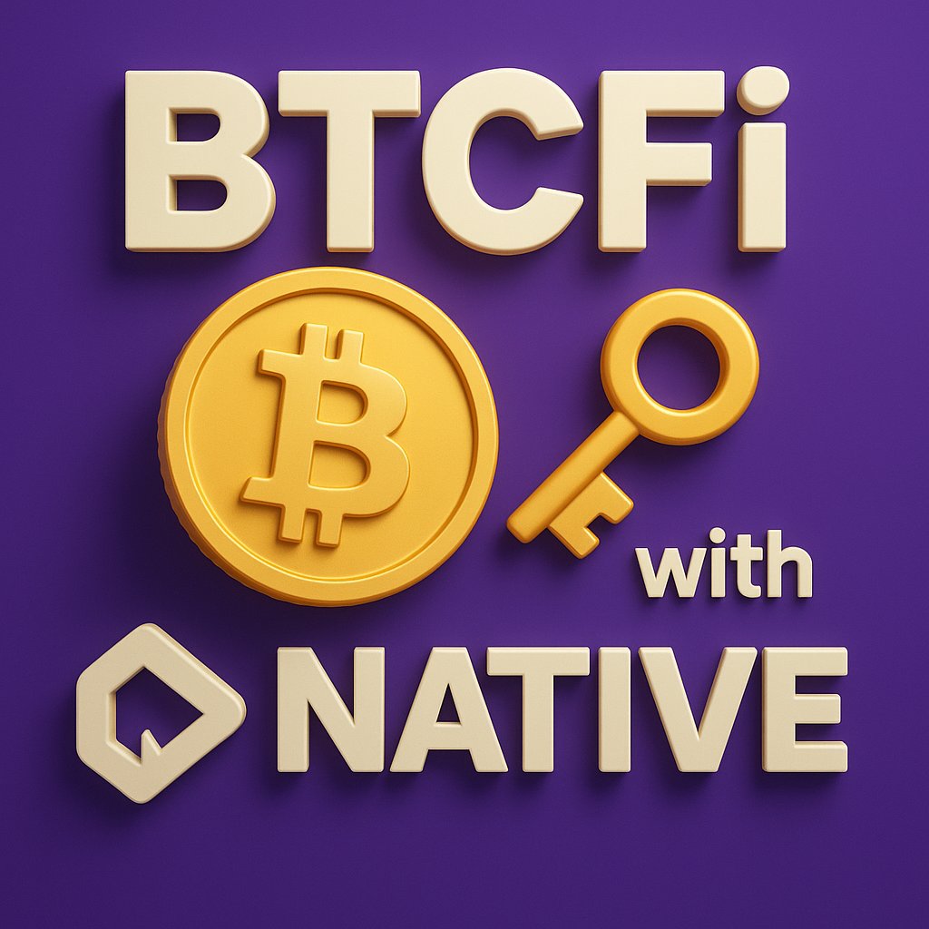 🧵 BTCFi Reimagined: How to Earn on Bitcoin Safely and Without Risk

Many hold BTC hoping its price will rise. But what if your Bitcoin could also generate income while staying fully under your control?
<a href="/goNativeCC/">Native | Bitcoin Yield Hub🐝 「🦑」</a>
