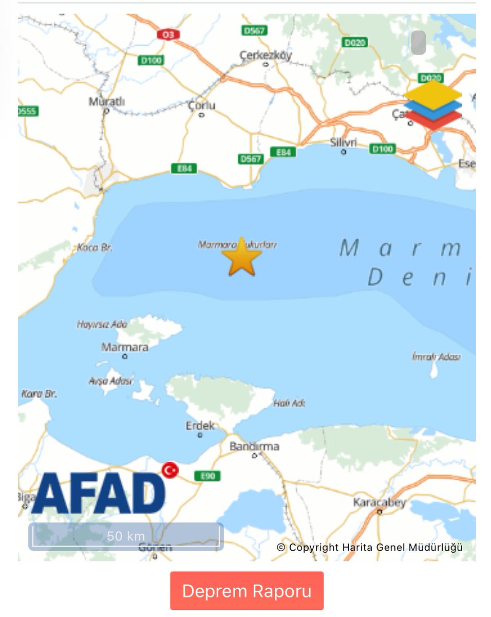 Tekirdağ, Marmaraereğlisi’nde 5,0 büyüklüğünde bir deprem meydana gelmiştir. İstanbul ve çevre illerden de hissedilen depremle ilgili olarak, AFAD ve ilgili kurumlarımızın tüm ekipleri saha taramalarına başlamıştır.

Depremden etkilenen vatandaşlarımıza geçmiş olsun dileklerimi