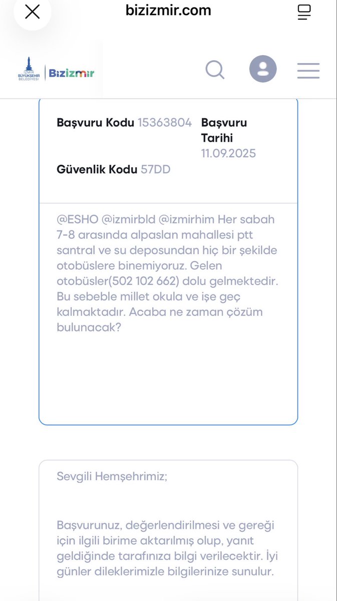 Janveysel3545's tweet photo. Acaba ne zaman çözüm bulacak? @izmirhim @eshotgm @izmirbld https://t.co/0lbnkwlLWN