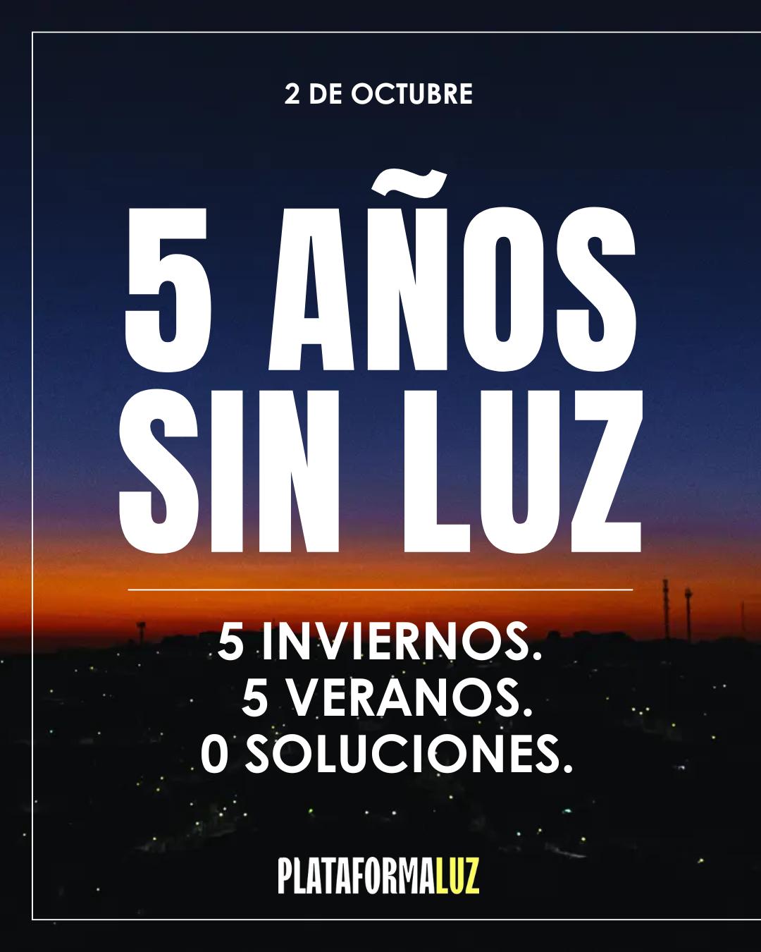 Foto cedida por Plataforma Luz para la Cañada