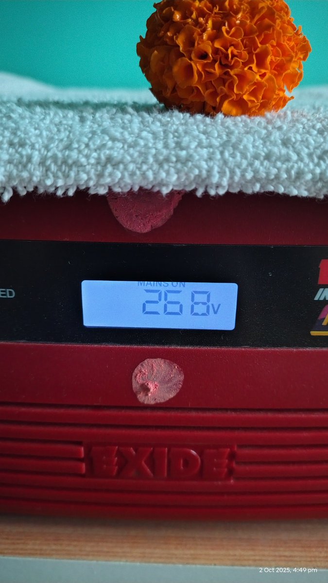 ManojKumarKar's tweet photo. @TPSouthOdisha  268volts , this is the voltage i am getting to my house. In india the standard is 220-240v. peopleofodisha #highvoltage #oerc https://t.co/PckI8zSRjP