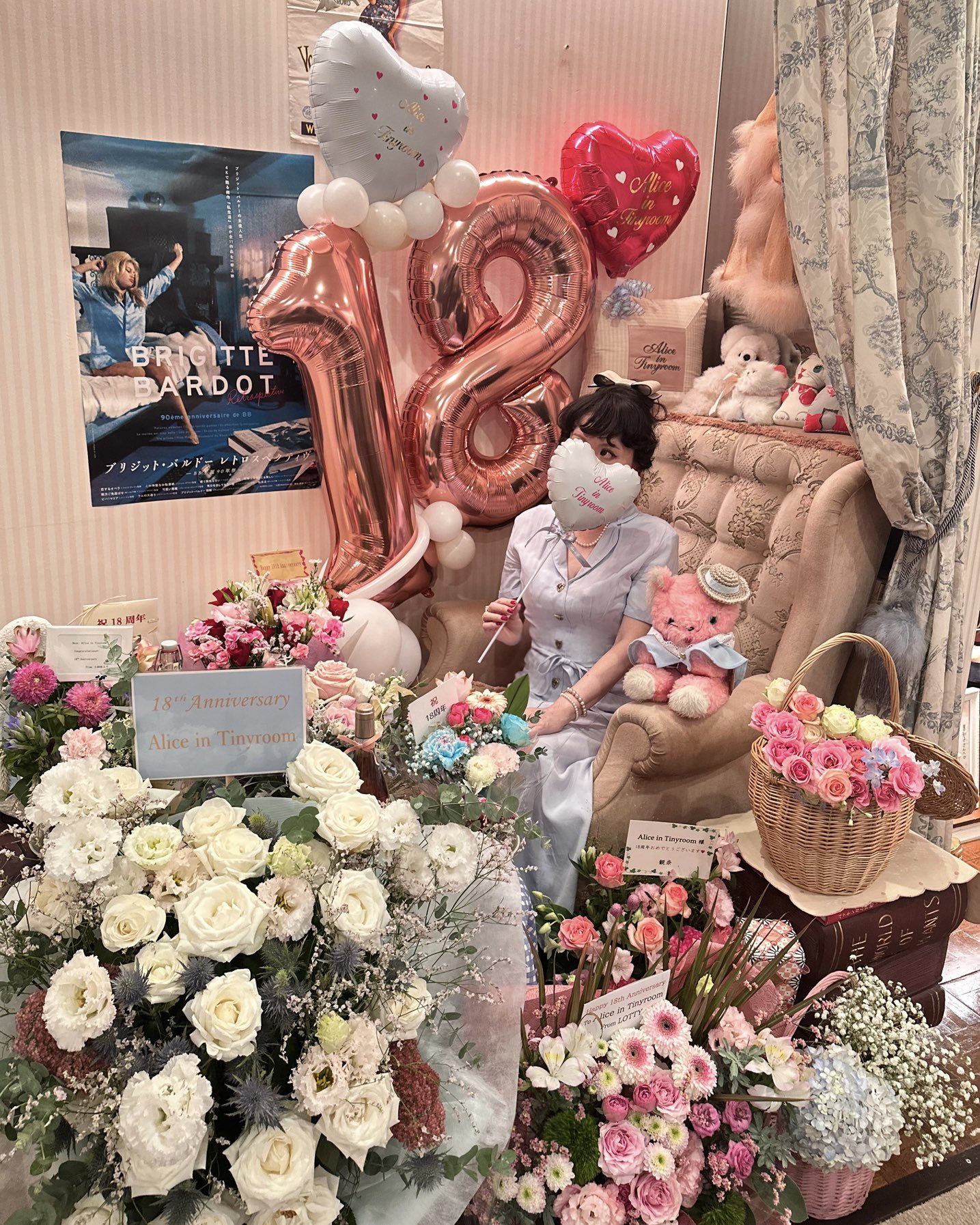 Alice in tinyroom LOVEリング tiny ハート Alice in Tinyroom ハートリング ラブリング 18k Alice in