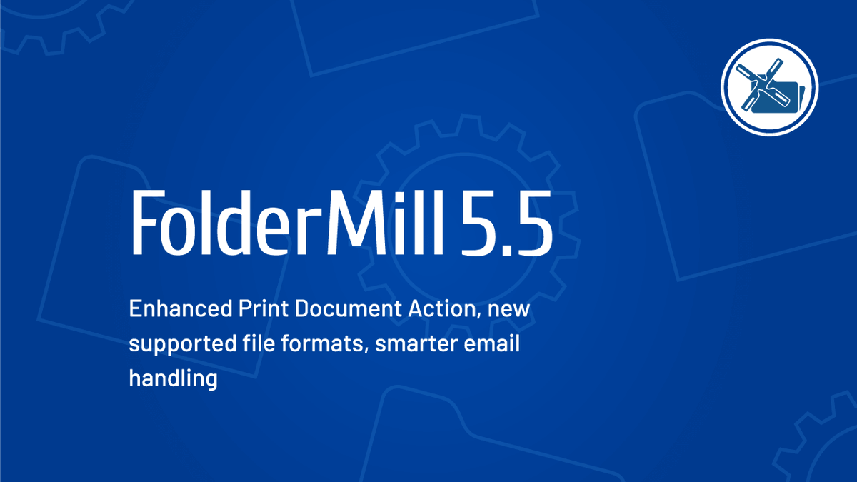 fcoder_com's tweet photo. FolderMill 5.5 is here with small tweaks for big impacts! The new version brings smarter printing, new formats, and improved automation. Free for 5.0+ license holders. Learn more: https://t.co/VCXkLWSGTN

#foldermill #automation #printing #documentmanagement #softwareupdate https://t.co/ifaleGYQU2