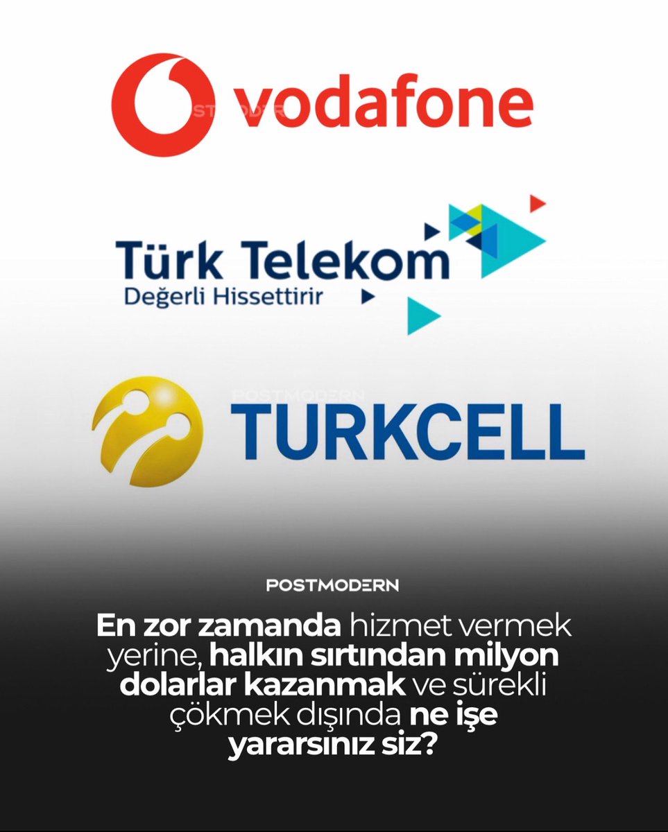 GSM operatörleri yine çöktü. 
Hatırlatma: