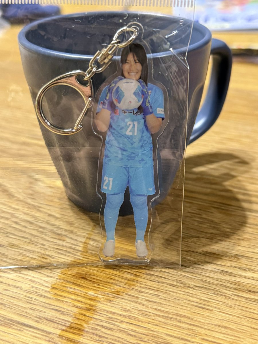 matsu711117's tweet image. 娘がキーホルダーになってます。
いかがですか？（笑）
#DR広島
#なでしこ
#女子サッカー
#松本メイ乃