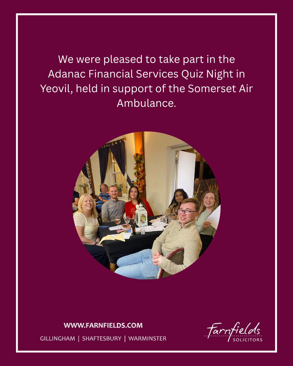 A fantastic evening of trivia, teamwork, and plenty of laughs all while raising funds for an essential emergency service that saves lives across our region.

Huge thanks to Adanac Financial Services for organising such a fun and successful event!