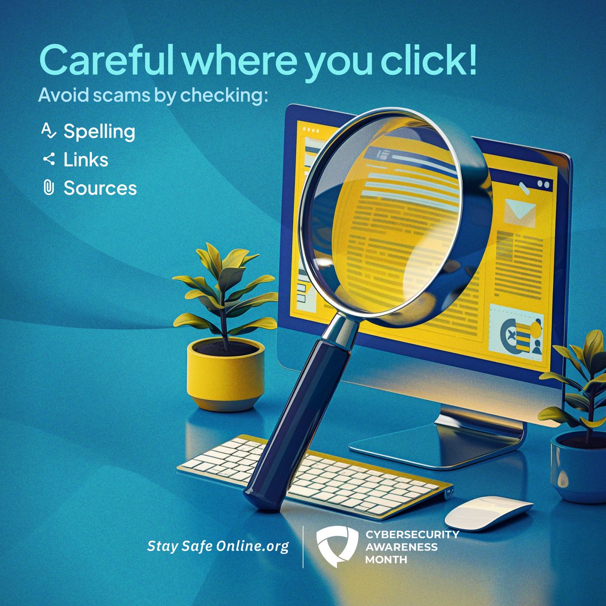 There’s something so satisfying about blocking, deleting, and reporting a phish. When you see one, give it a try!  #CybersecurityAwarenessMonth #CaringCommunity #Character #CustomerFocused #EdTech Learn more 👉 staysafeonline.org/cybersecurity-…