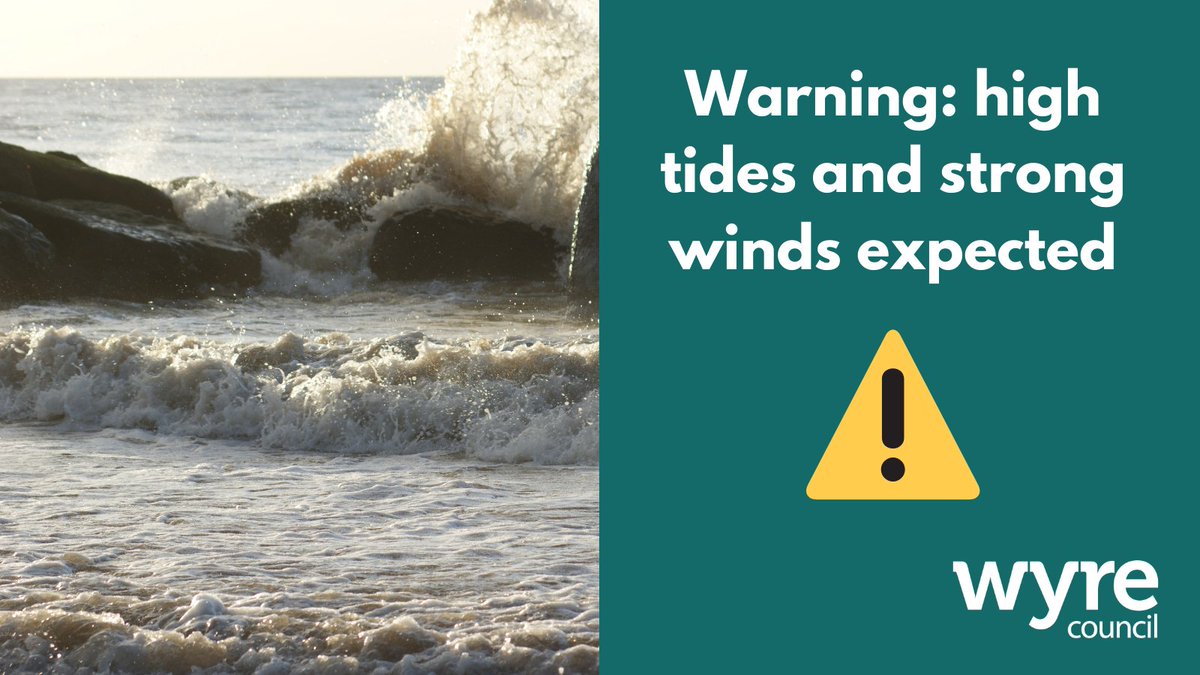 ⚠️ STORM BOARDS CLOSED ⚠️
Storm Amy is set to hit Wyre from 3pm Fri 3 Oct. Met Office has issued a yellow warning.

Storm boards &amp; Rossall Point Tower will be closed.
Winds up to 95mph expected — avoid the coast.

Stay safe &amp; please share. 🌧️💨 #StormAmy #Wyre