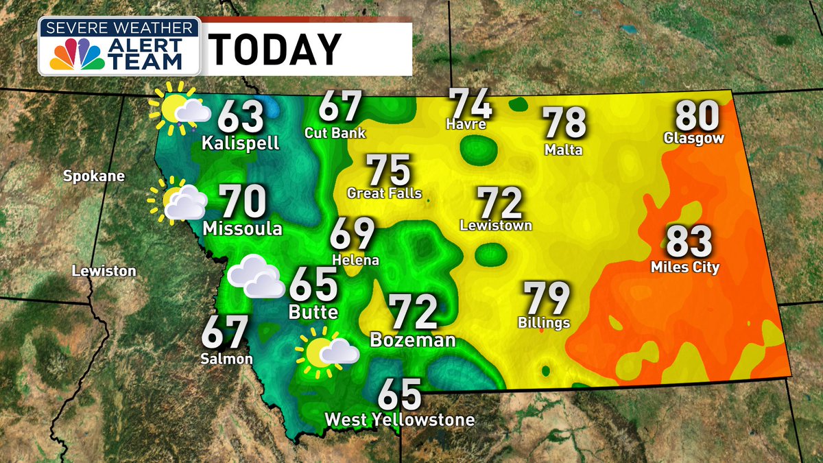 Occasional showers and isolated storms today. Highs will be in the 60s and low 70s. 

bit.ly/4gRXOGY