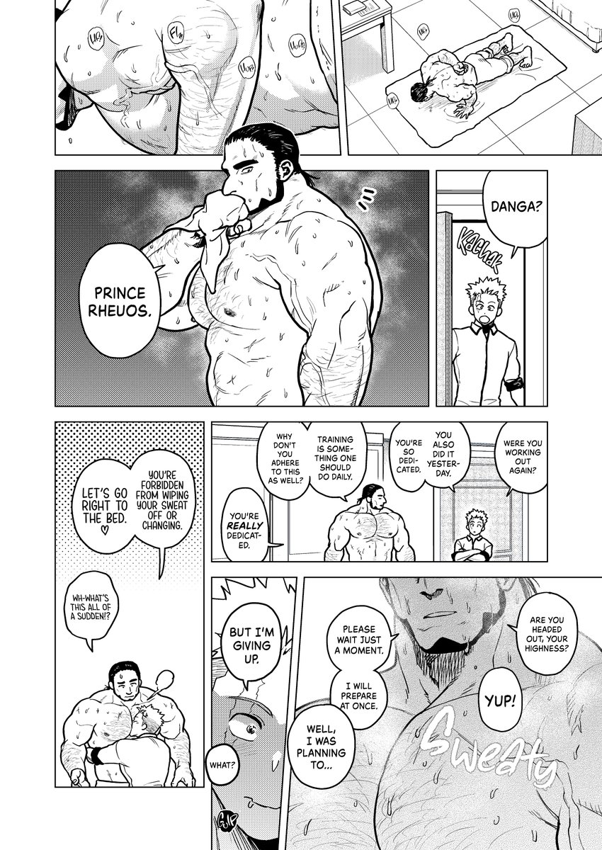 My doujinshi "The Blade Kingdom's Prince and His Attendant - Short Scenes" is officially available in English on 9/29!
I hope you enjoy the uncensored version of my work! 
With your support, I'll be able to publish more works in English!! 
Check it out: https://t.co/RtRslzG3LJ 