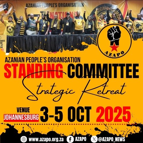 🖤🧡❤️ AZAPO Standing Committee will Retreat into a Strategic Planning this weekend.
