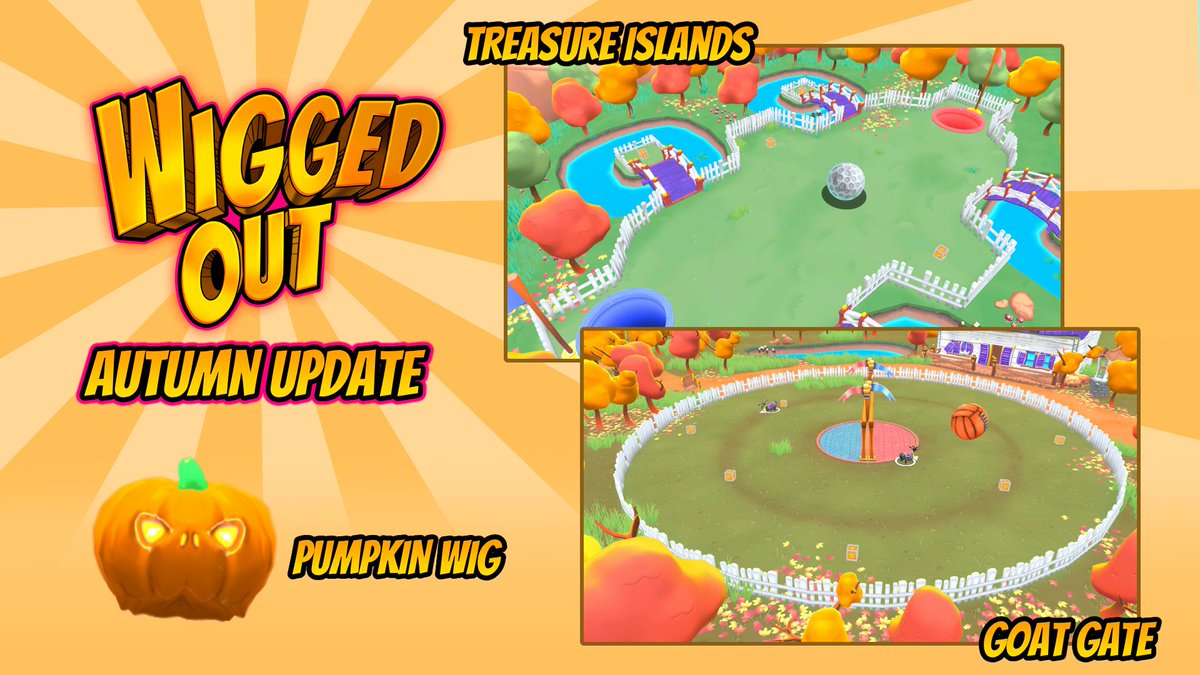 A new content update for Wigged Out is now available on Steam!

We’ve added two cozy autumn levels and a spooky Pumpkin Wig, just in time for Halloween!

#indiegame #IndieGameDev #steamgames