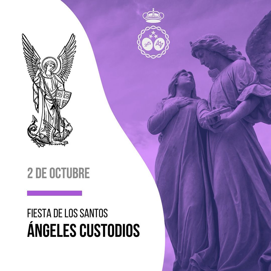 Hoy celebramos a los Santos Ángeles Custodios, nuestros fieles compañeros y protectores que Dios nos ha confiado para guiarnos y cuidarnos en el camino de la vida.