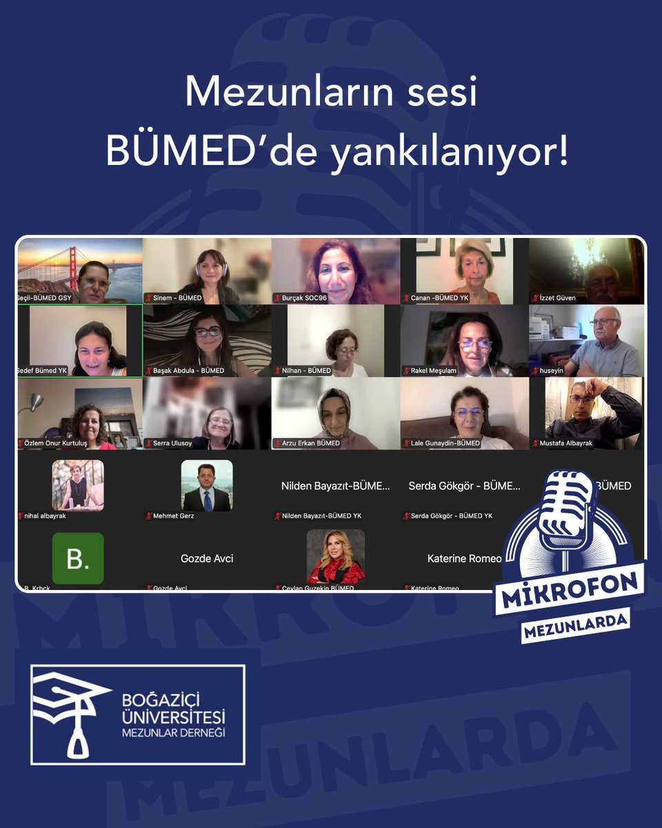 Yeni dönemin ilk Mikrofon Mezunlarda buluşmasını 24 Eylül’de gerçekleştirdik.
Yönetim Kurulu Başkanımız Serra Ulusoy, ilk 100 günde yapılan çalışmaları ve önümüzdeki dönemin planlarını paylaştı. Ardından söz mezunlarımızdaydı: Daha fazla katılım çağrısı yapıldı, yeni mekanın