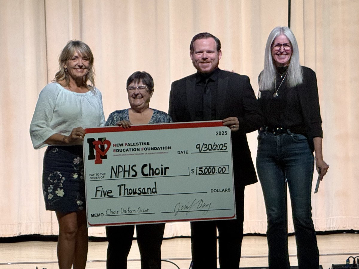 New Palestine Education Foundation tweet media