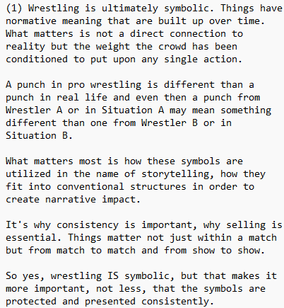 MattD_SC's tweet photo. On Orange Cassidy; symbols and conventions in pro wrestling, using the 10/1/25 Dynamite match with Kyle Fletcher as a quick case study to highlight what some are too stubborn to see. https://t.co/pOLb6vZlfx