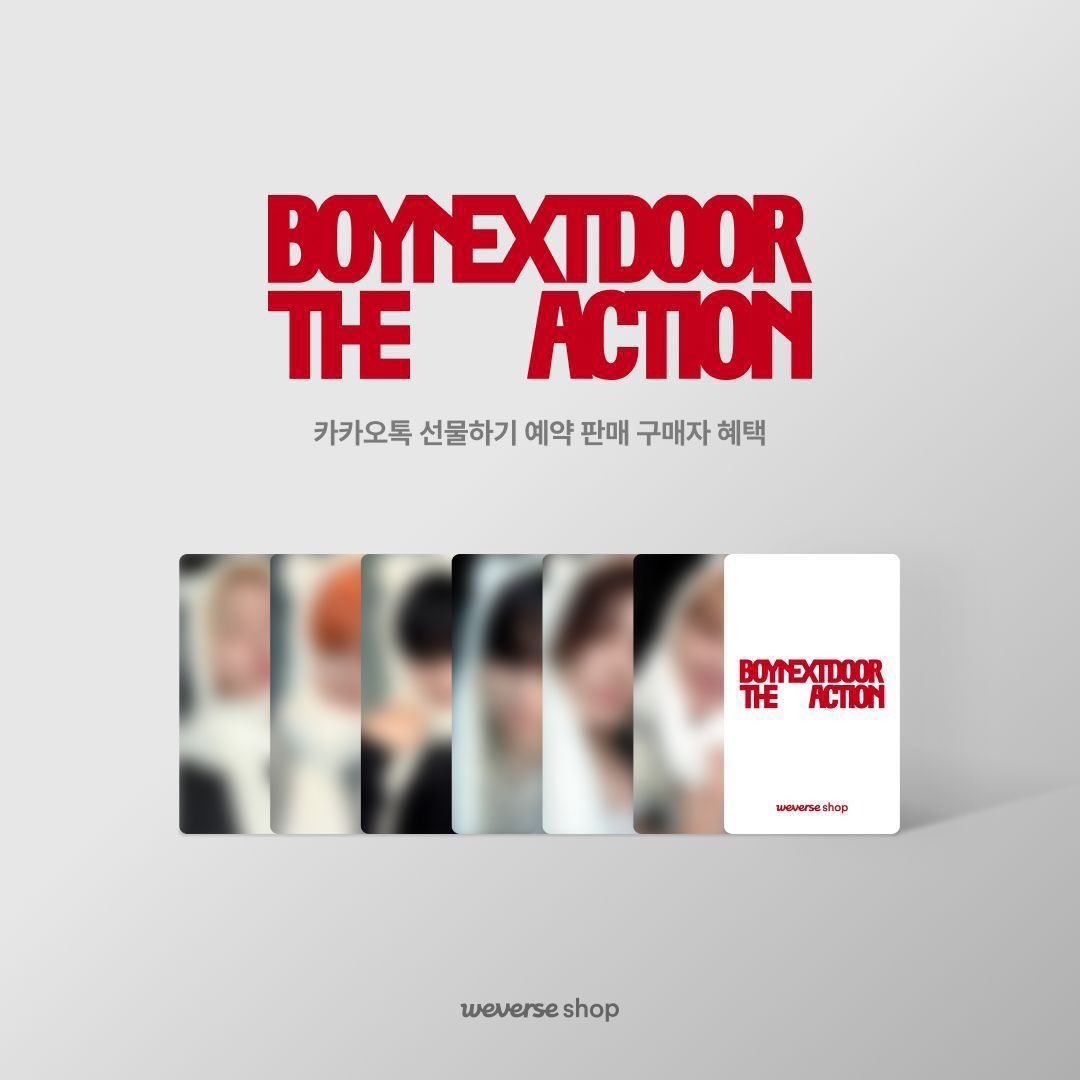 BOYNEXTDOOR The Action アルバム トレカ ラキドロ 共同購入 譲 KAKAO