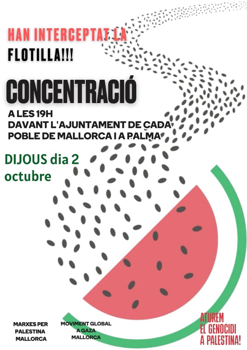 Atenció: aixo es avui horabaixa