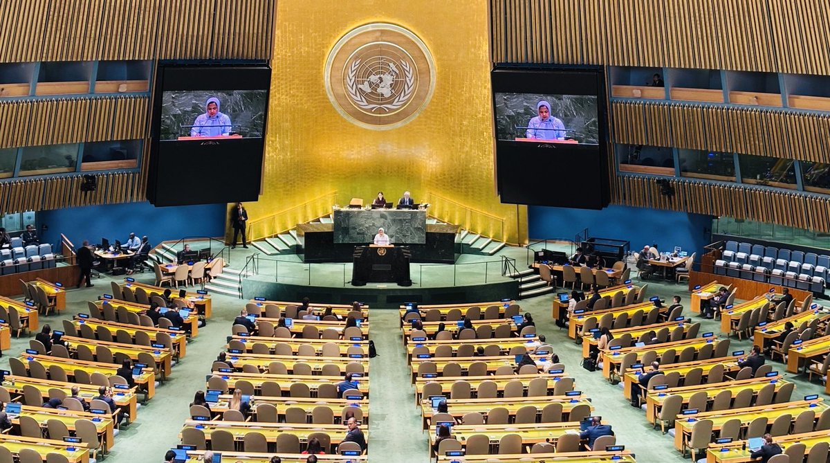 Deeply honored to be able to represent my community along with my three other colleagues at the High Level Conference on the situation of #Rohingya or other minorities in New York #UNHQ on 30th of Sept — the military’s genocide against us has been systematic for decades and it’s
