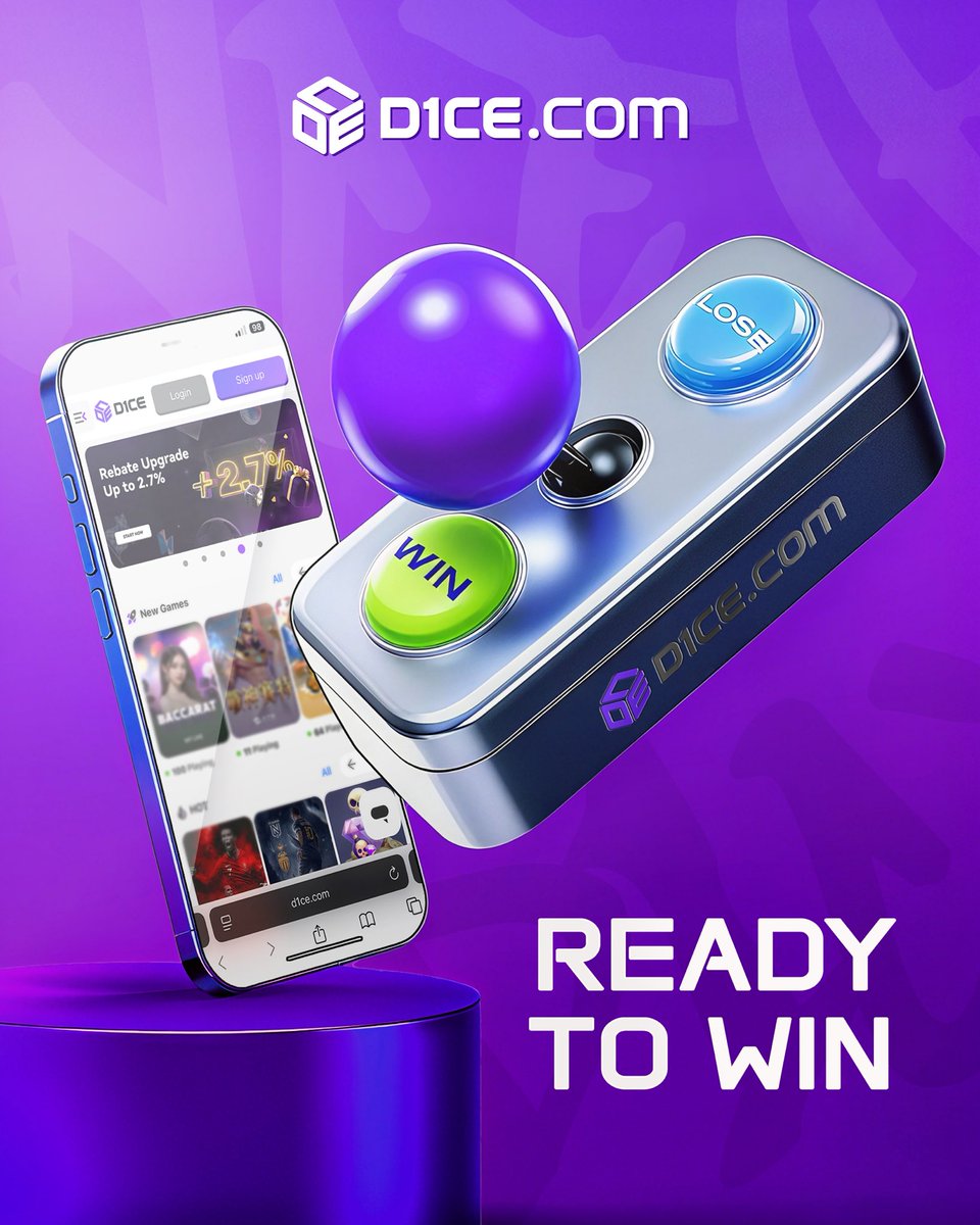 D1CEcom's tweet image. Ready to win with us? 

#win #winbig #playlikeapro