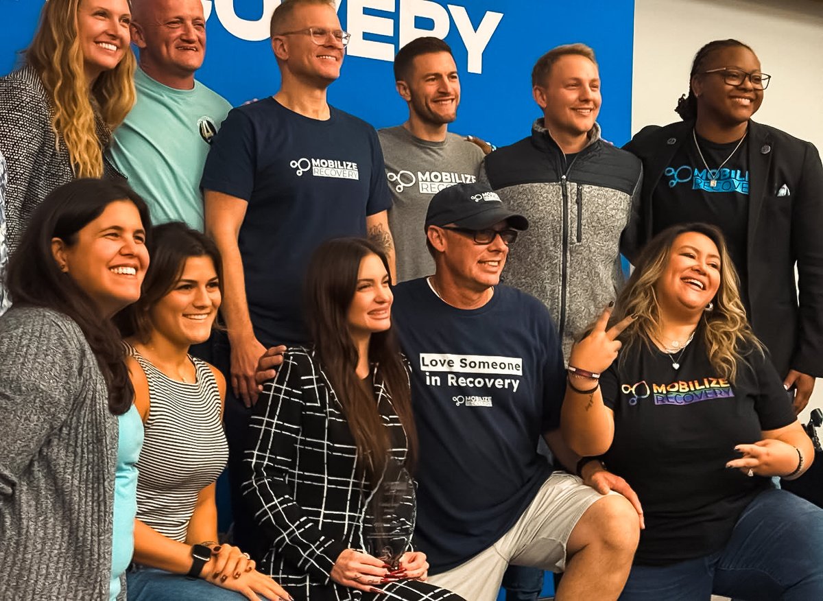 ForRecovery's tweet image. We mobilized the recovery community at UNLV to inspire students to seek help for mental health or substance use, support one another, and break stigma on campus. It was a beautiful way to close National Recovery Month — celebrating recovery with awards, speakers, and a graduation…