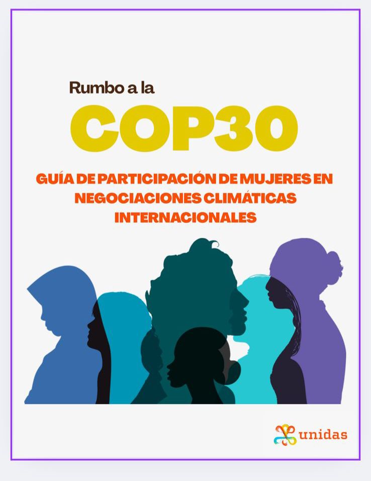 🌎Rumbo a la #COP30 en Belém 🇧🇷

Junto a <a href="/PAZINDE/">RED PAZINDE</a>, presentamos la Guía de Participación de Mujeres en Negociaciones Climáticas, para que más mujeres ocupen estos espacios clave.
🔗 t1p.de/pdp3k

#SeguimosUnidas #JusticiaClimática #IgualdadDeGénero