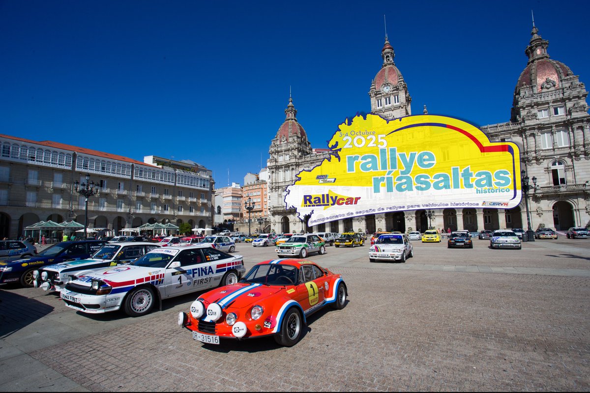 RallyRiasAltas's tweet photo. Mañana viernes es el día! Verificaciones a partir de las 10:30 horas en La Marina - O Parrote. Ceremonia de salida, cómo no, en la emblemática Plaza de María Pita, a patir de las 18:00 horas. Os esperamos a todos en una nueva edición del #rallyeriasaltashistorico !!! https://t.co/DmP3yKqkAd