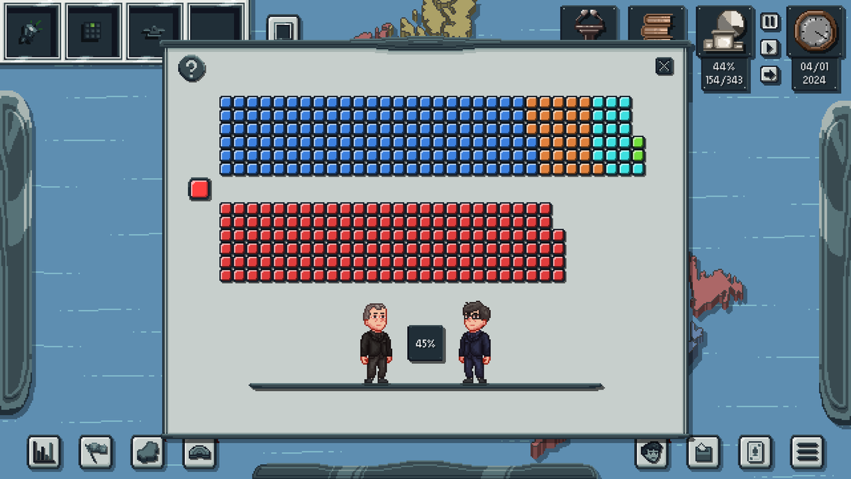 uchgames's tweet photo. “Vox Populi: Canada 2025”, about Canadian politics, is finally available on Steam! 🇨🇦 #indiegame #Canada #Québec https://t.co/nlLmEUEeR8