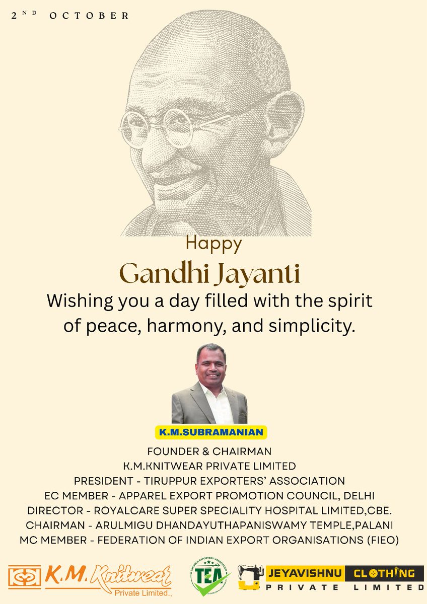 KM Subramanian (@km_subramanian_) on Twitter photo 