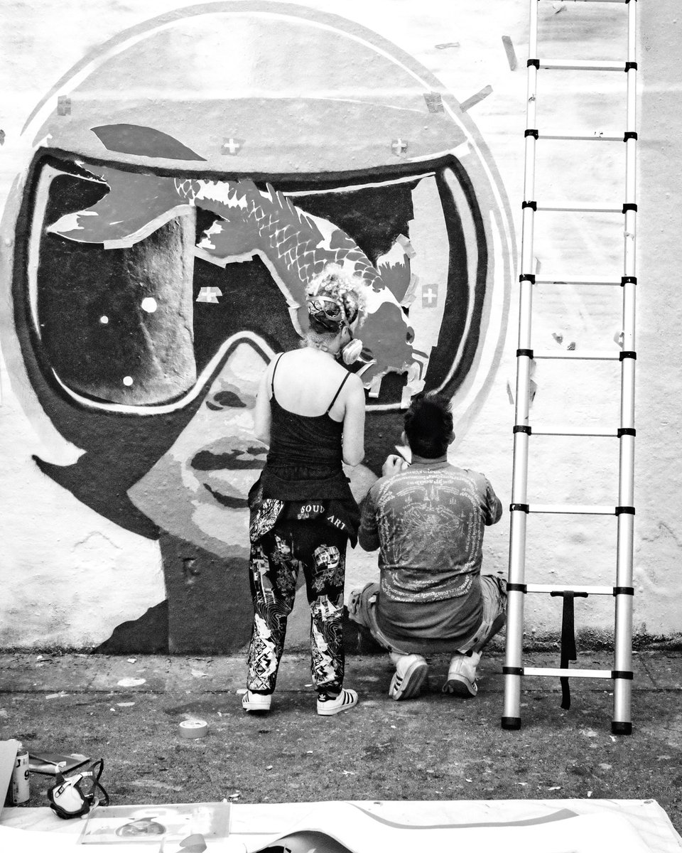 Snapshots of process, not polish.
Paint, chaos, rhythm.
<a href="/womcollective/">WOMCOLLECTIVE</a> 5 years strong 💥
#StencilArt #StreetArtLife

 instagram.com/p/DPTp1hJjM8R/…