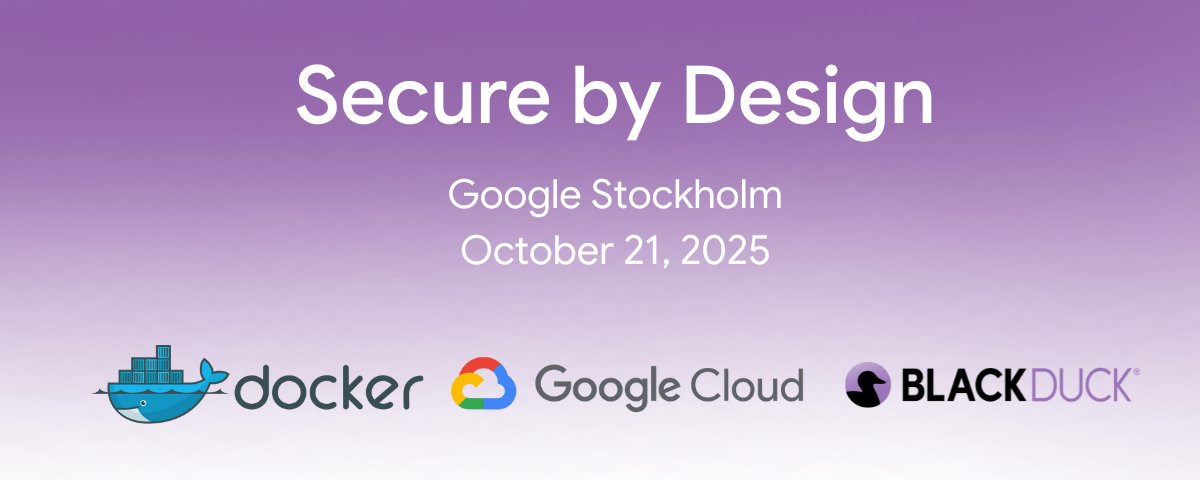 boredabdel's tweet image. 🚀 We are uniting forces with Docker, Inc Omegapoint Uppsala AB Codification Black Duck and Google Cloud to bring you an evening full of security content 🚀 🤩

Join us October 21st in the Google office in Stockholm to learn about #ContainerSecurity #MCPSecurity #DevSecOps and…