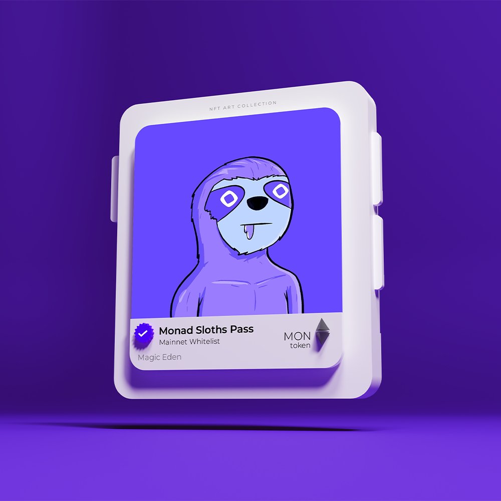 Monad Sloths Mint Pass Details 🦥

Supply: 500
WL Price: FREE
Mint Date: October 5th, 3 PM UTC
Launchpad: Magic Eden

Fill this form: forms.gle/9MUkm68QUJKbHM…