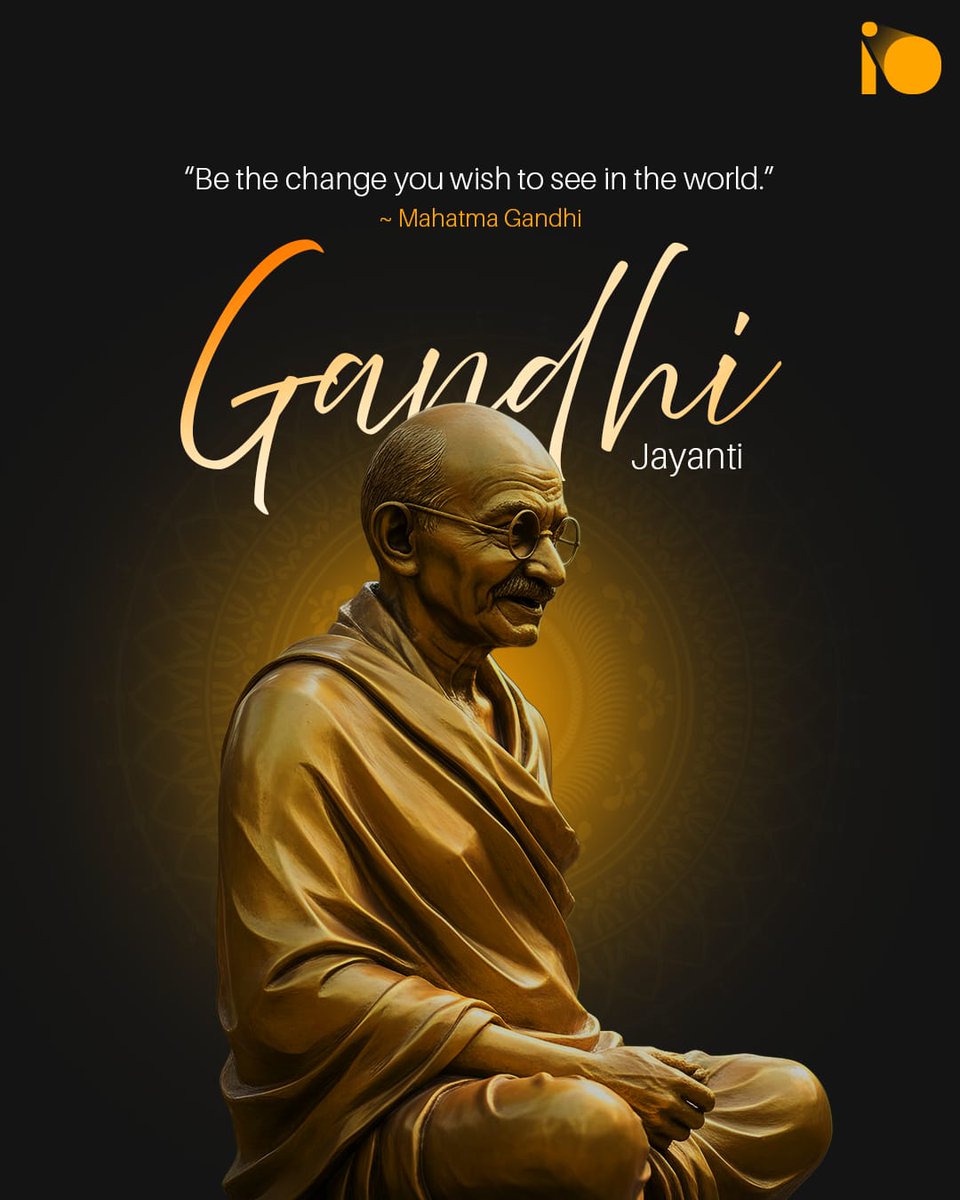 SociocratsIndia's tweet photo. 'Be the change you wish to see in the world'
- Mahatma Gandhi 

#gandhijayanti2025 https://t.co/HqsUj6rcAq