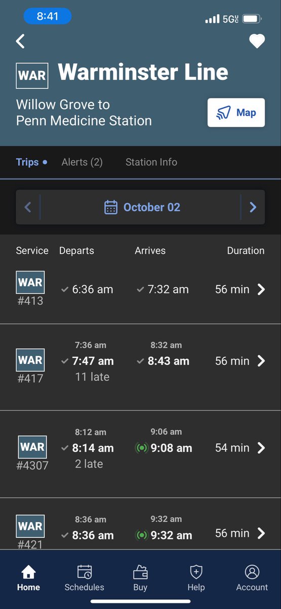 bobdabuilder198's tweet photo. @SEPTA_SOCIAL @SEPTA_SOCIAL  you guys are really keeping this trend of being late alive with train #417. You have been successfully on time a staggering 25% this week (aka just 1 day) https://t.co/vezs1ian0g