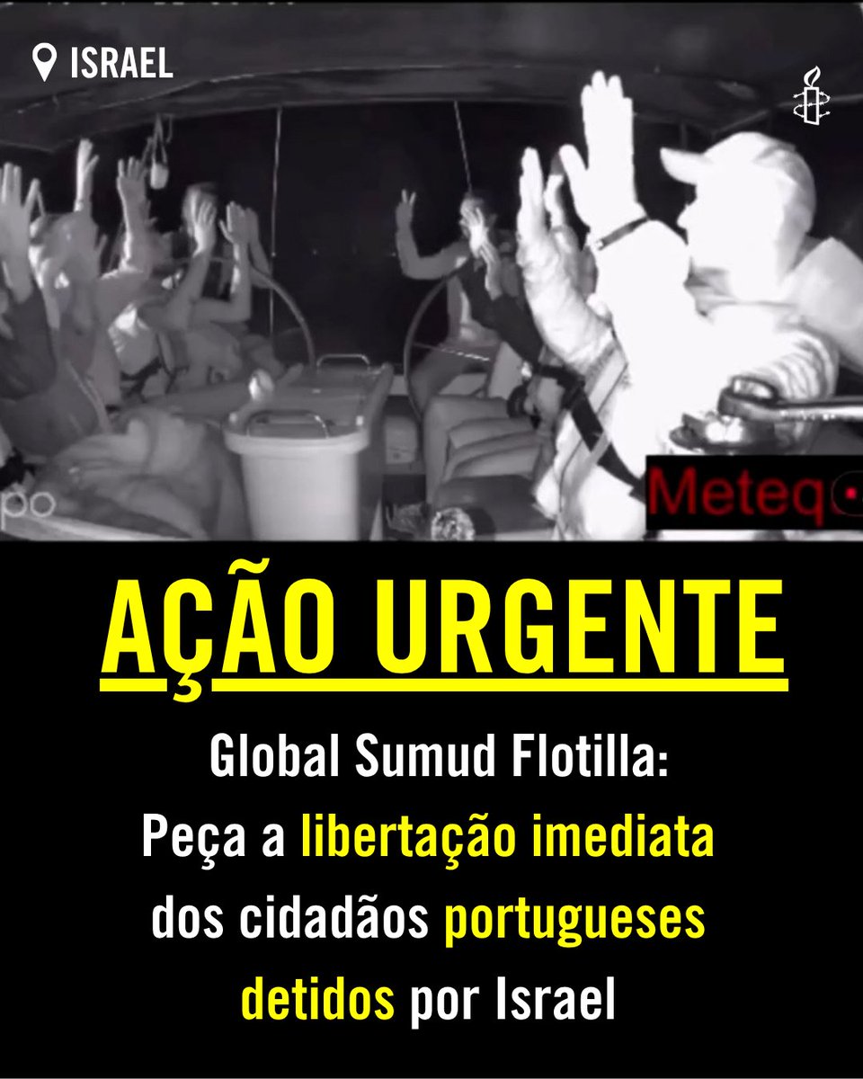 amnistiapt's tweet photo. Escreva um e-mail ou ligue para a #Embaixada de #Israel em #Lisboa para que todos os detidos, incluindo os quatro #portugueses, sejam #libertados imediata e incondicionalmente, e para que garantam que nenhum é sujeito a #tortura ou outros #maustratos durante a sua #detenção. https://t.co/F4xU7xpzGf