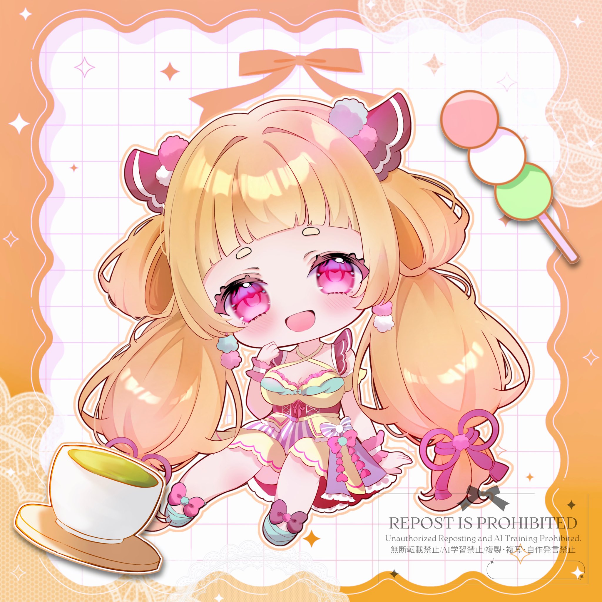 オリジナル イラスト リクエスト承ります 納品しました🐺☪️🖤 リクエストありがとうございました