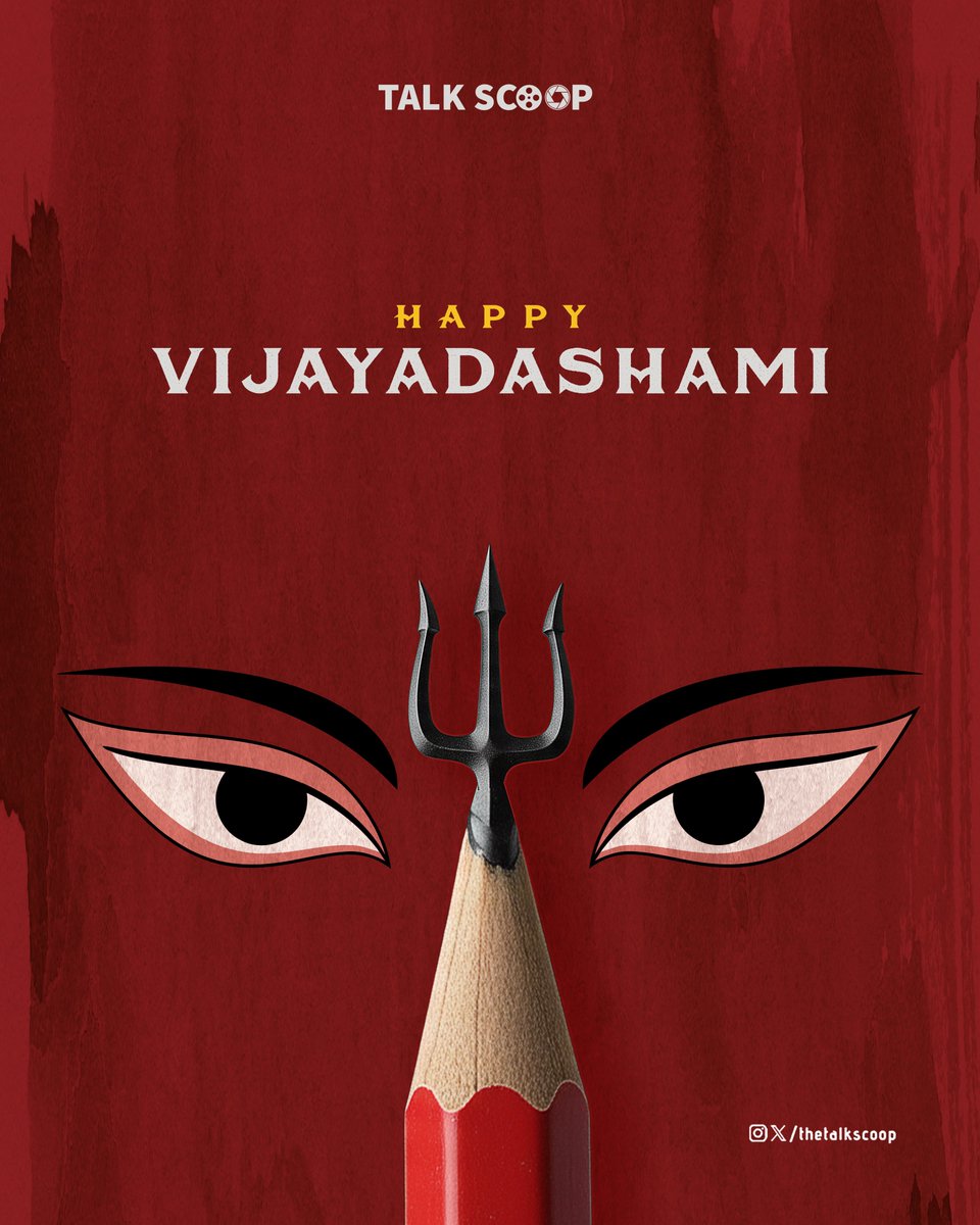 thetalkscoop's tweet photo. May the triumph of good over evil inspire you towards your own victories. Wish you all a #HappyDussehra 🙏🏻✨ https://t.co/2JLtQNPePR