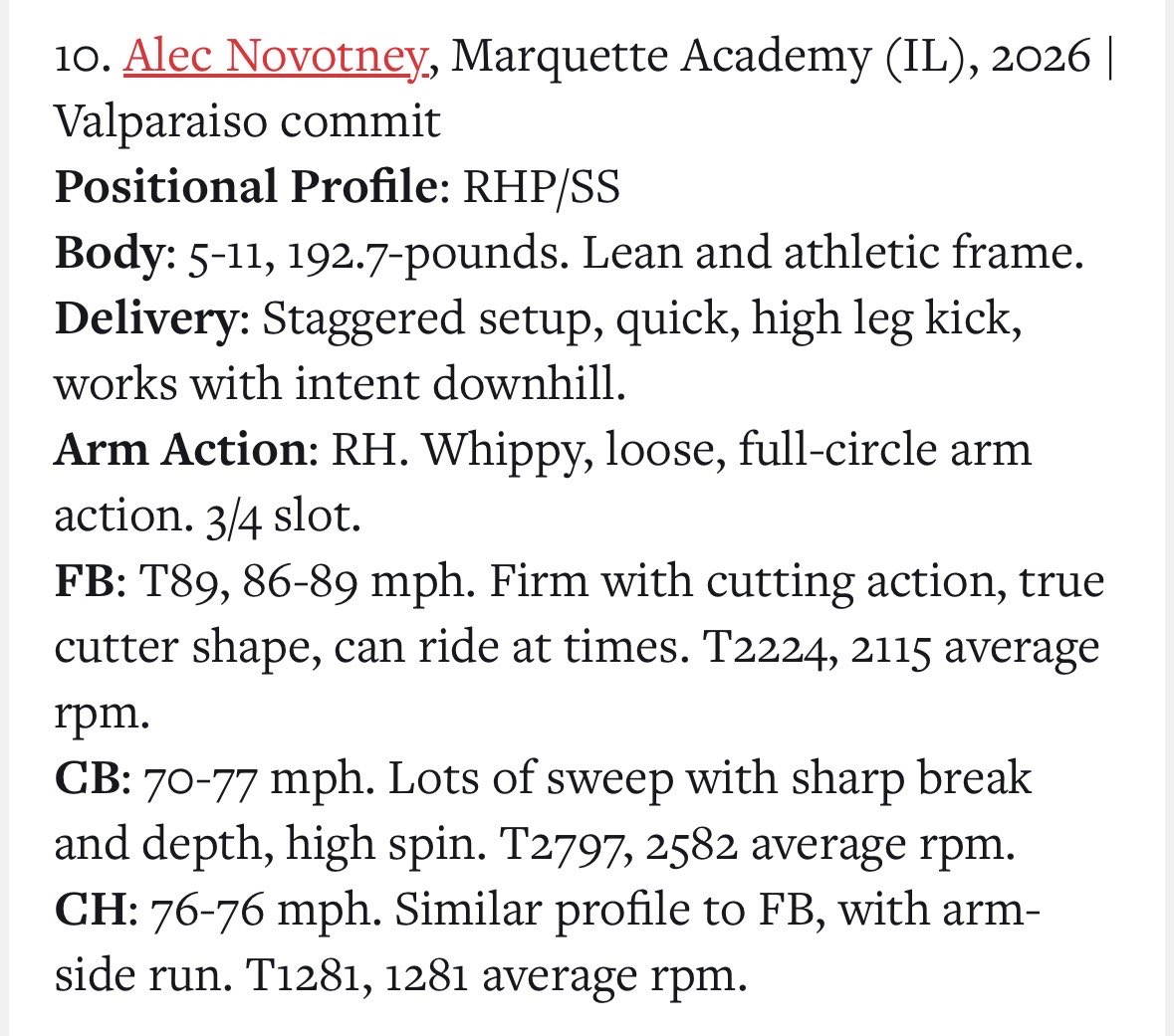 Thank you <a href="/PrepBaseballIL/">Prep Baseball Illinois</a>
<a href="/ChicagoELITE18u/">Brian Forystek</a> <a href="/CoachKsAcademy/">CoachKsAcademy</a> <a href="/MarquetteBasbl4/">Marquette Academy Baseball</a>