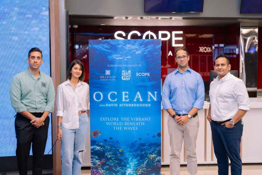 lbnbusinessnews's tweet image. Spa Ceylon, All About That Reef &amp;amp; Scope Cinemas spearhead Ocean Conservation through public screenings of ‘OCEAN with David Attenborough’
lankabusinessnews.com/spa-ceylon-all…
#SpaCeylon #ScopeCinemas #OceanConservation #DavidAttenborough