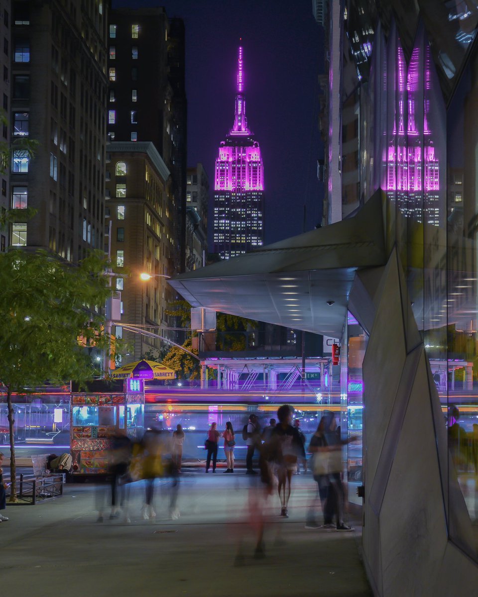 nyclovesnyc's tweet photo. October is Breast Cancer Awareness Month 💗 The Empire State Building illuminated in honor of breast cancer awareness. https://t.co/pfKj3AJEat