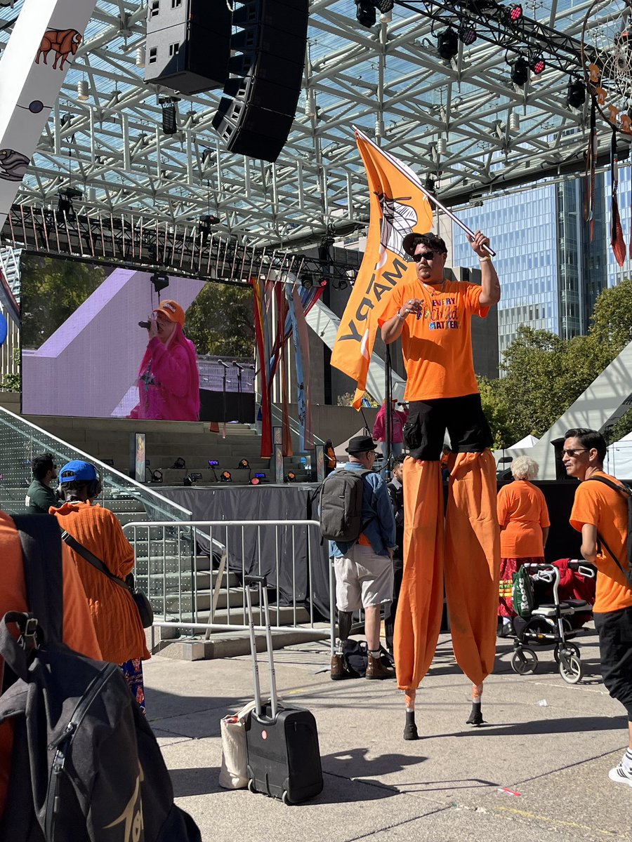 🔸Here’s how our National Day for Truth and Reconciliation went 🔸 👉🏽

We attended the Indigenous Legacy Gathering Held at Nathan Phillips Square in Downtown Toronto. Thank you to everyone who joined us!
